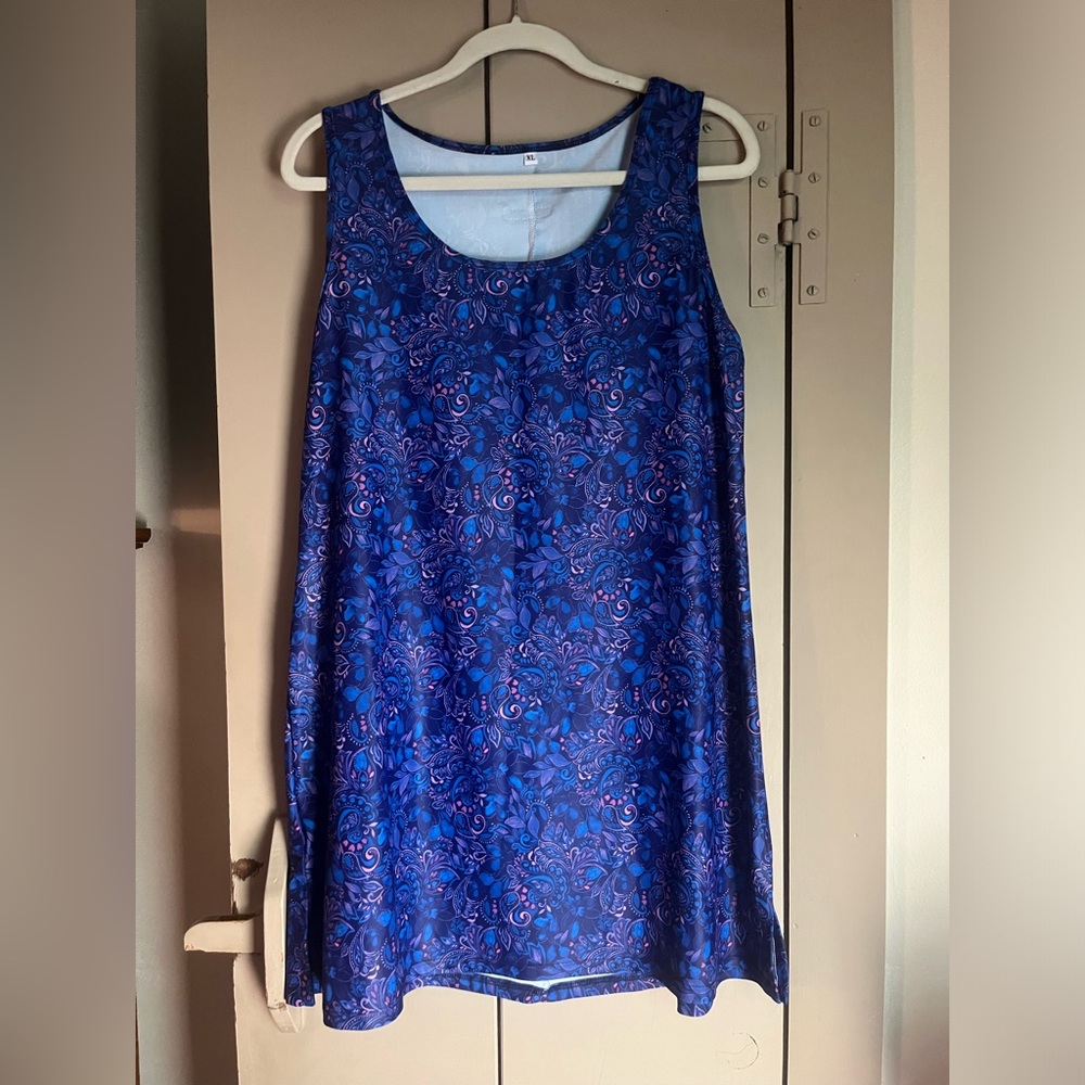 Nuu Muu scoop neck dress with pocket in back